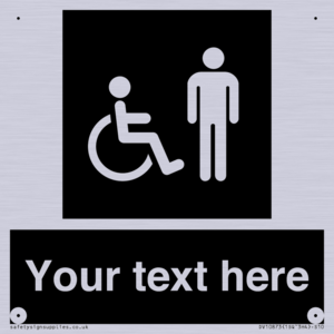 Custom information: black panel disabled and male